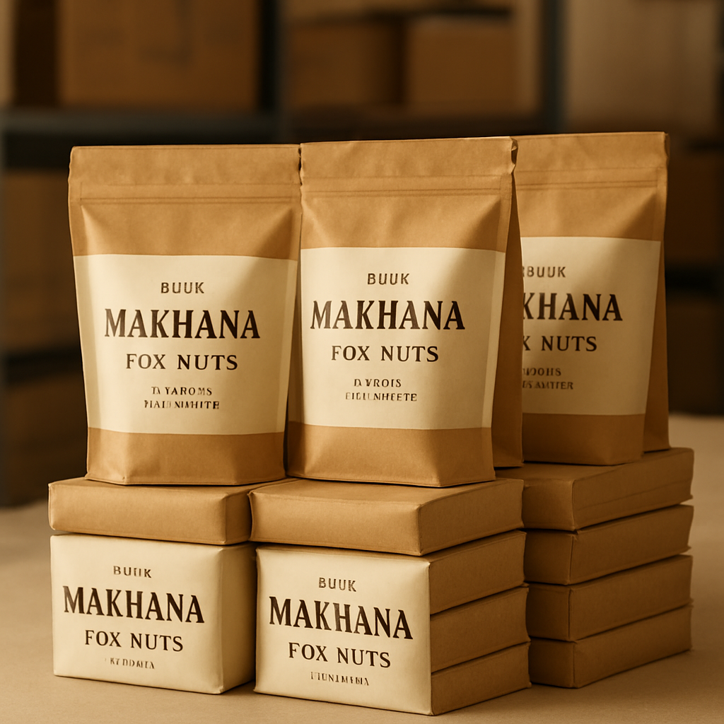Wholesale Packs - premium makhana from Ojavya Foods